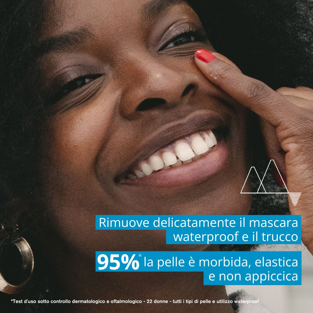 URIAGE DEMAQUILLANT STRUCCANTE OCCHI WATERPROOF per rimuove delicatamente il trucco anche resistente all'acqua lasciando la pelle morbida e non appiccicosa 100 ML