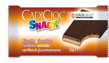 Cadicioc - snack fondente biscotto e cioccolato - 1 Barretta