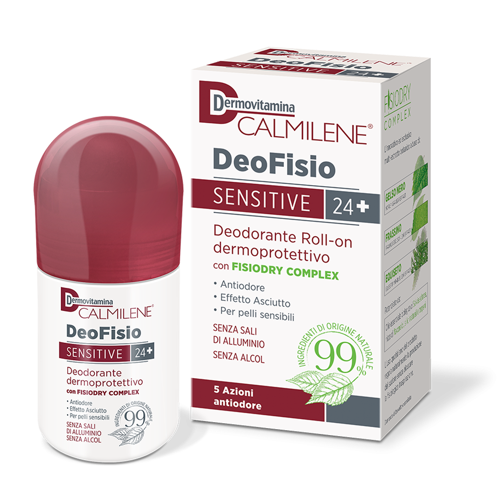 Dermovitamina Calmilene DeoFisio Sensitive 24+ Deodorante Roll-On 75 ml