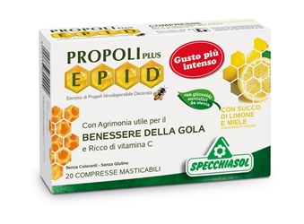 Specchiasol Epid Compresse Limone e Miele Integratore Gola 20 Compresse Masticabili