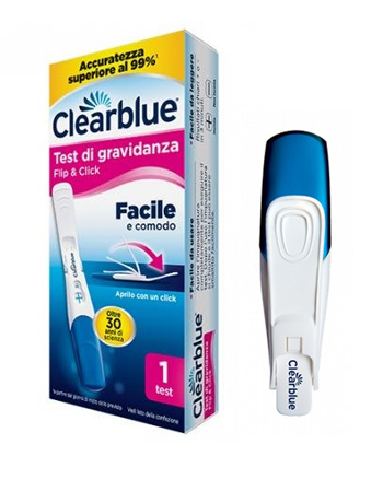 CLEARBLUE  TEST DI GRAVIDANZA FLIP & CLICK 1 PEZZO