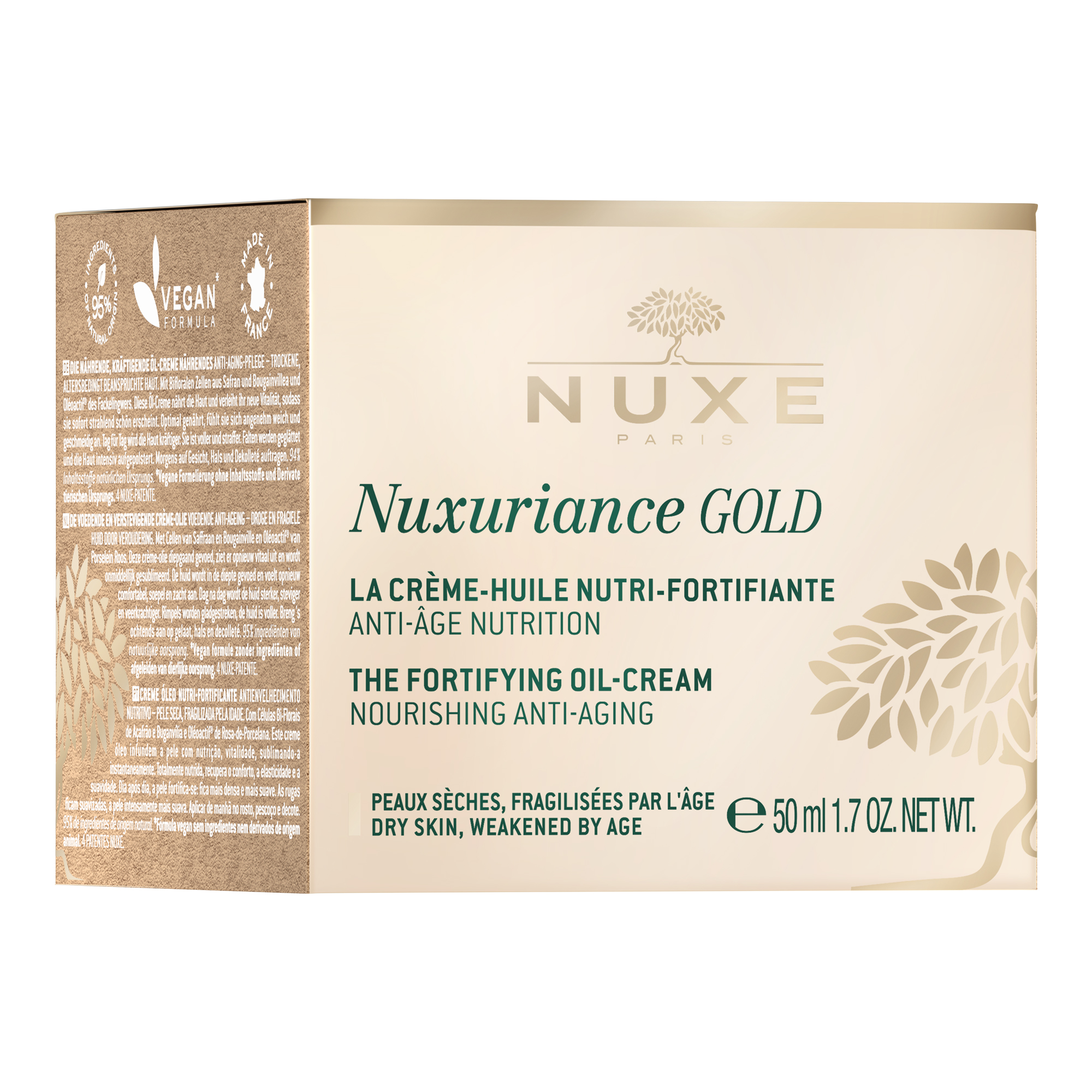 Nuxe - Nuxuriance Gold - Crema Olio Nutriente Fortificante 50 ml