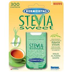 Hermesetas Stevia Sweet Dolcificante Acalorico 300 Compresse