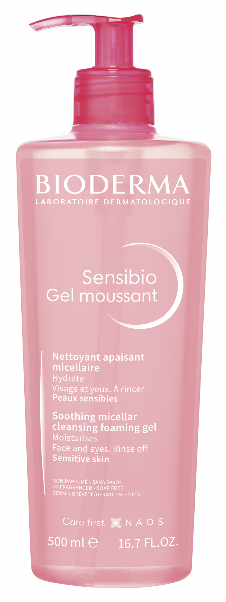 Bioderma Sensibio Gel Moussant Detergente Micellare Lenitivo 500 mL