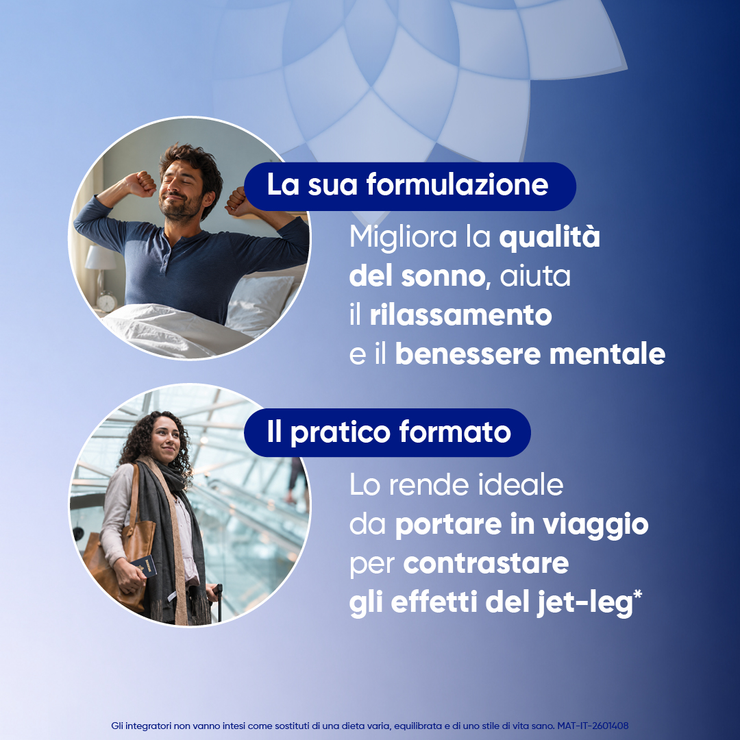 Mag Notte 24 Bustine - Integratore Con Melatonina, Magnesio E Griffonia Per Favorire il Rilassamento E Il Sonno