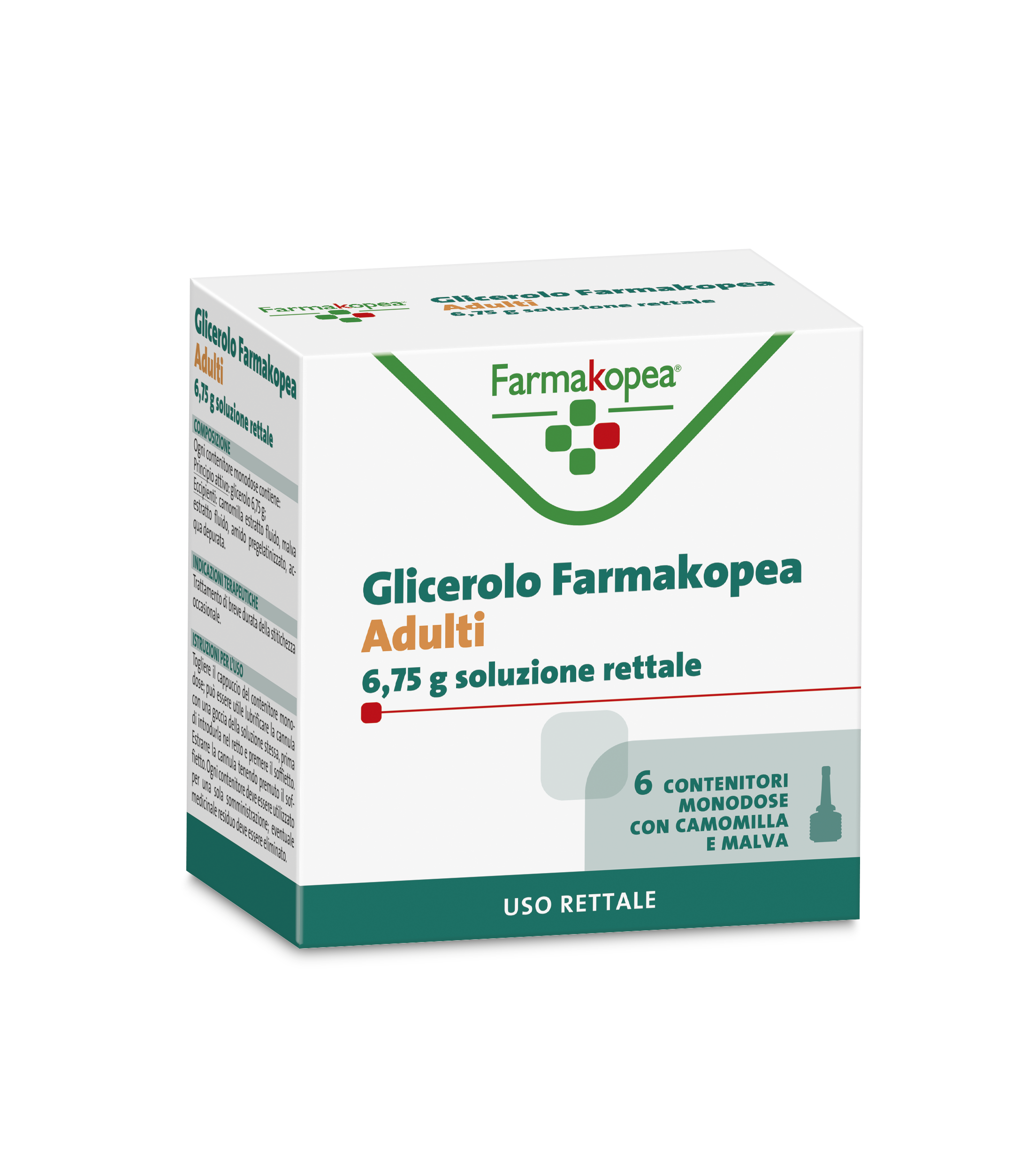 GLICEROLO FARMAK*AD 6CONT6,75G