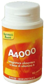 A 4000 Natural Point - Integratore per le difese immunitarie - 90 capsule