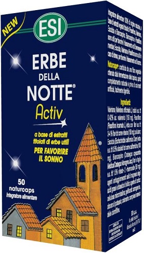 Esi Erbe Della Notte Activ Integratore Sonno 50 Capsule