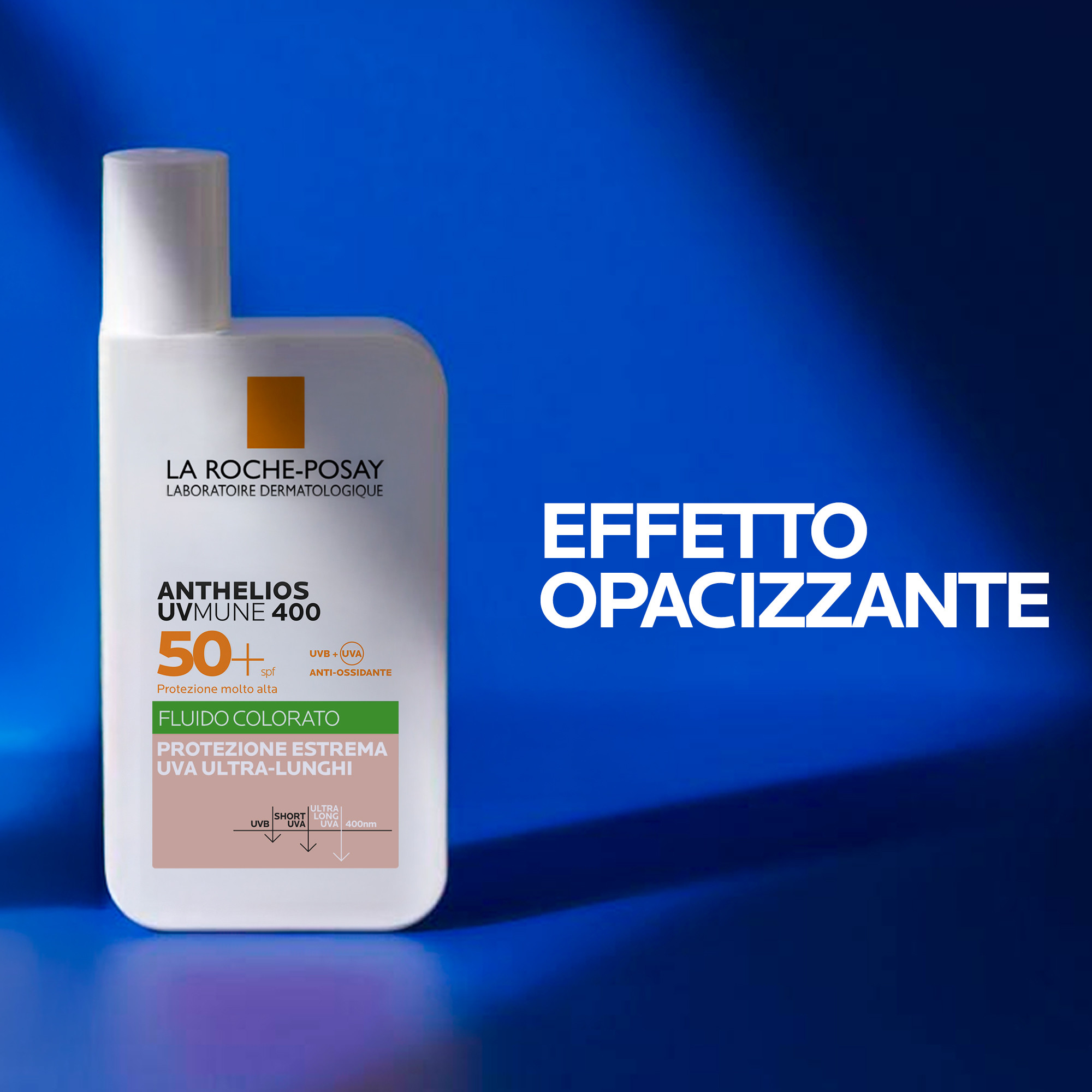 La Roche-Posay Anthelios UVMUNE 400 - Fluido Oil Control Colorato SPF50+ Viso 50 ml