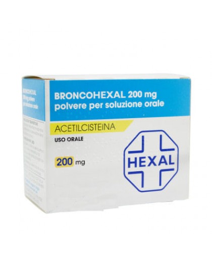 Broncohexal 200 mg Acetilcisteina 30 bustine
