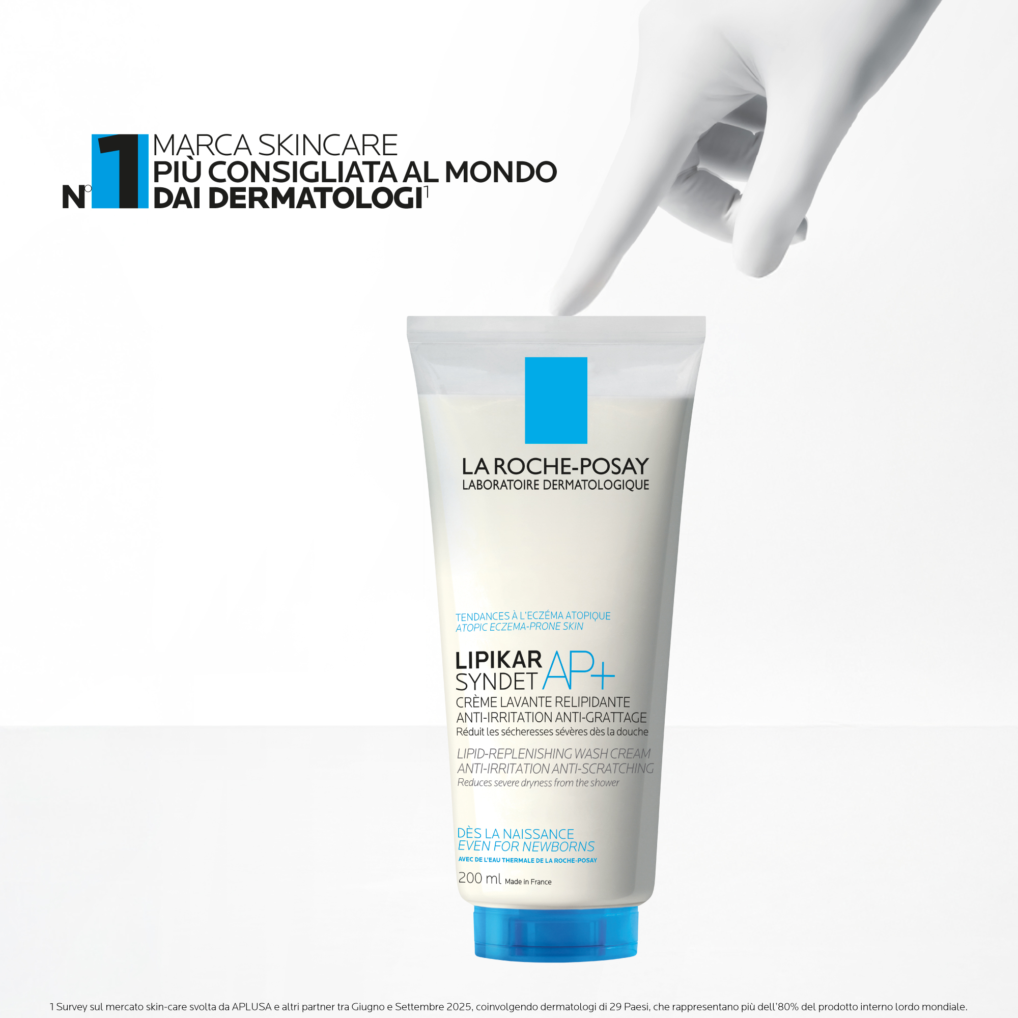 La Roche-Posay Lipikar - Syndet AP+ Crema Detergente Ultra-Delicata Per Pelle Atopica 200 ml