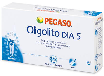 Pegaso Oligolito Dia 5 Integratore 20 Fiale 2 ml