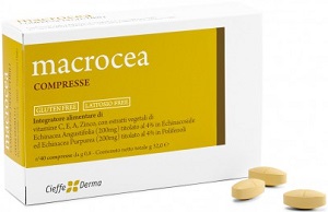 Macrocea Integratore alimentare Multivitaminico per le difese immunitarie 40 compresse