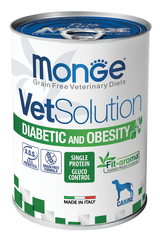 MONGE VETSOL CAN DIABETIC OBES