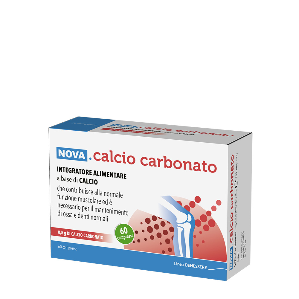 Nova Argentia Integratore Calcio Carbonato 60 compresse 0,5g