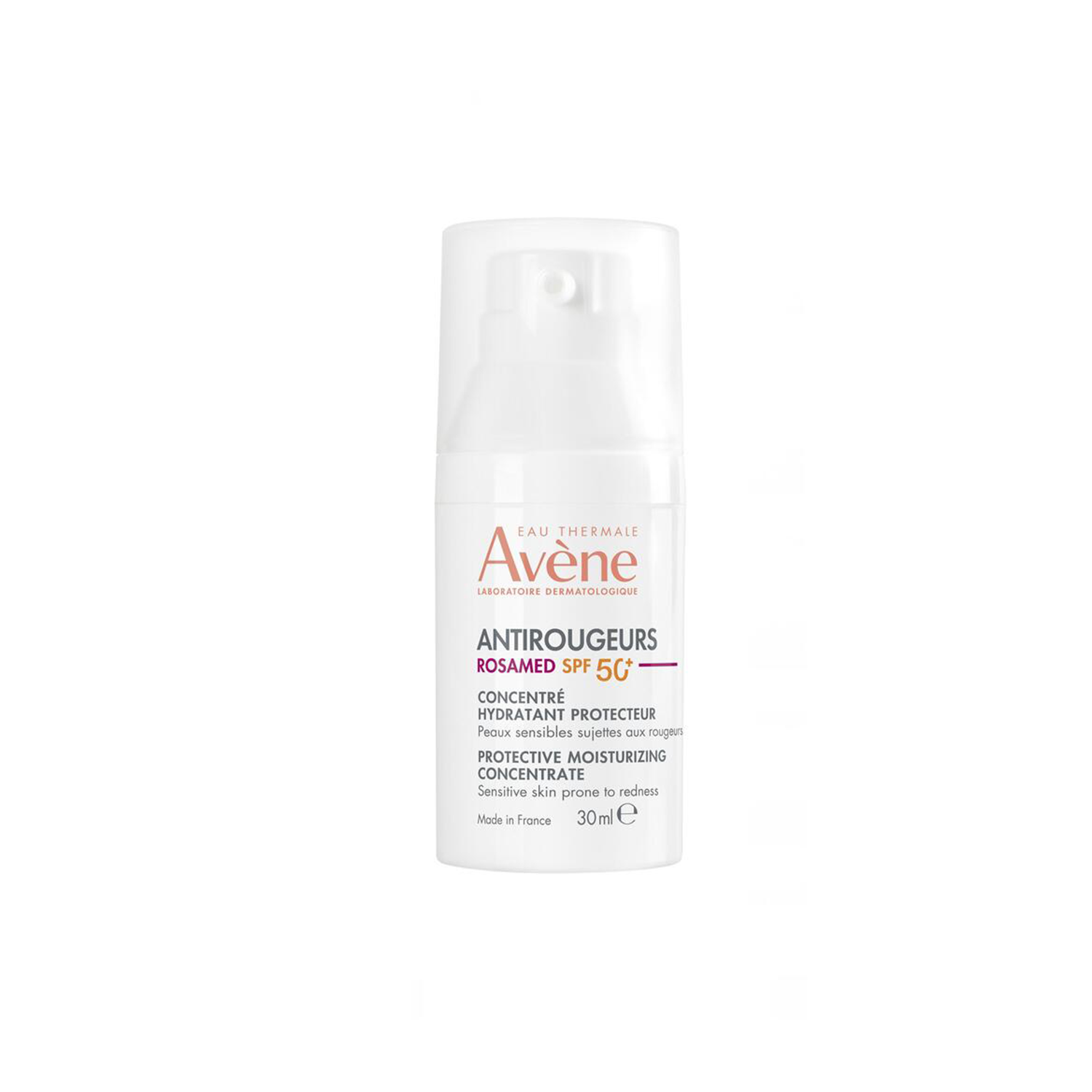 Avène Antirougeurs Rosamed - Concentrato Idratante Protettivo SPF50+ Viso 30 ml