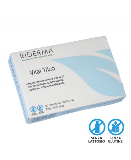 Riderma Vital Trico Integratore Vitamine Sali Minerali 30 Compresse