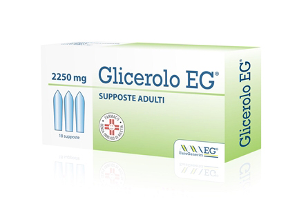 Glicerolo EG Adulti 2250mg 18 Supposte