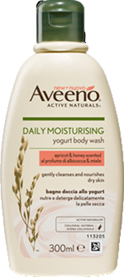 Aveeno Bagnodoccia allo Yogurt Profumo Albicocca e Miele
