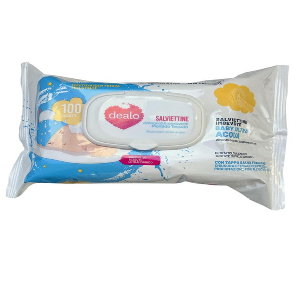 DEALO SALV IGIENI BABY ACQUA 100PZ