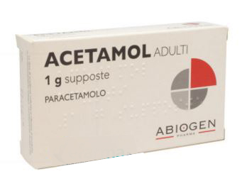 Acetamol Adulti 1 g - 10 Supposte
