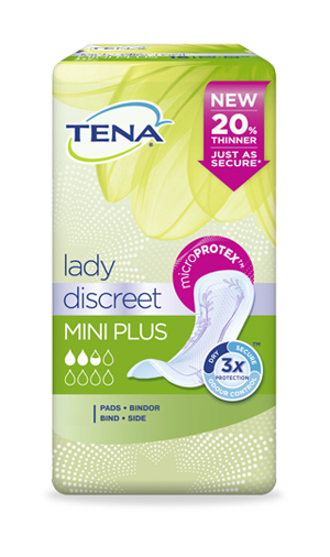 Tena Lady Discreet Mini Plus Assorbenti 16 Pezzi