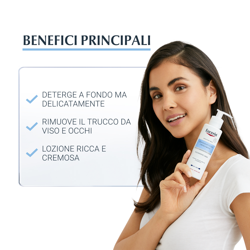 EUCERIN DERMATOCLEAN MILK200ML