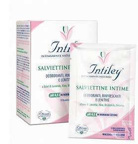 Intiley Salviettine Intime Morbido Cotone 10 Bustine