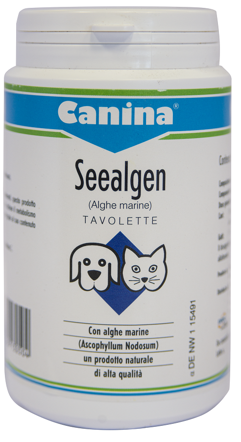 Canina Seealgen Integratore Alimentare Cani e Gatti Tavolette 225 gr