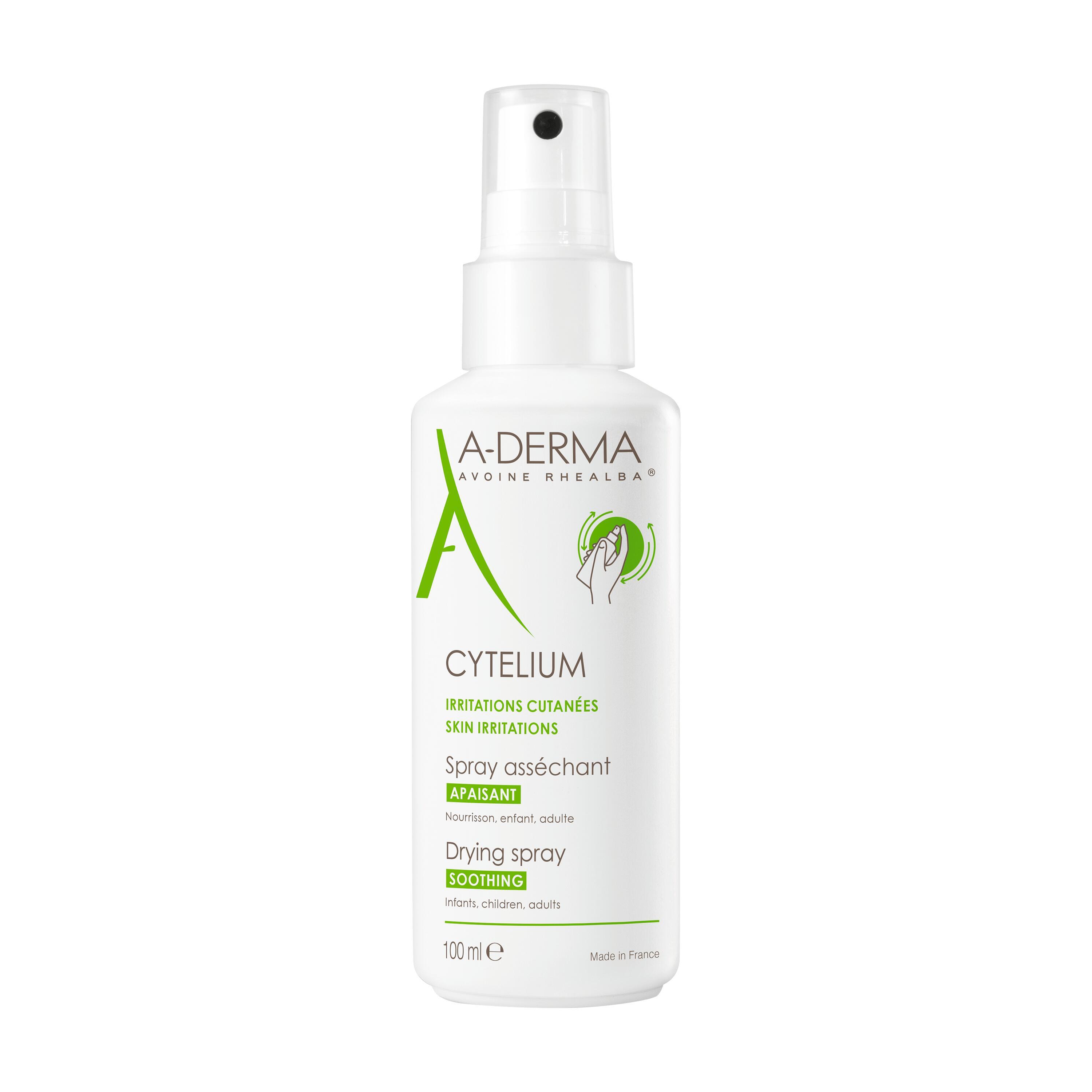 A-Derma Cytelium - Spray Assorbente Lenitivo Viso E Corpo Per Pelle Irritata 100 ml