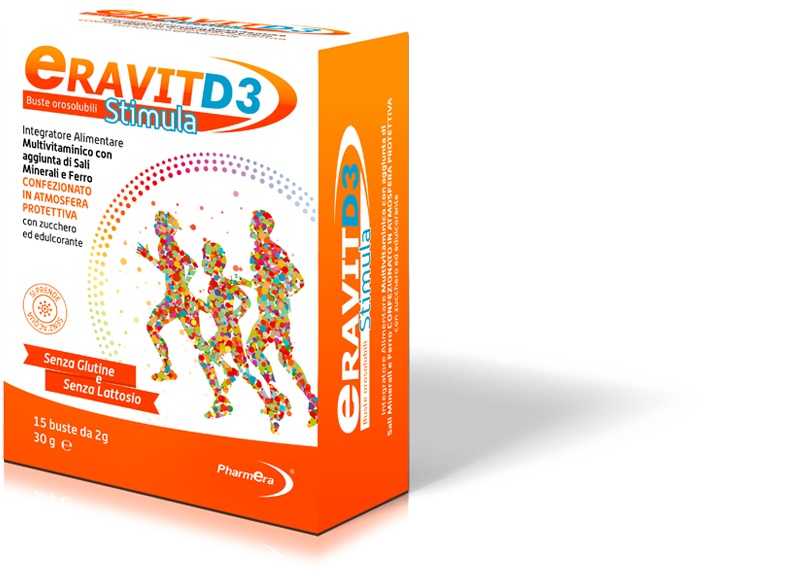 Eravit D3 Stimula Integratore Multivitaminico 15 Bustine da 2 g