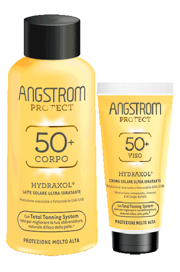 Angstrom Bipacco Latte Solare Corpo SPF50+ IN OMAGGIO Crema Viso SPF50+