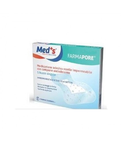 Med's Farmapore Medicazione Autoadesiva Striscia Con Cerotto 1 m x 7 cm