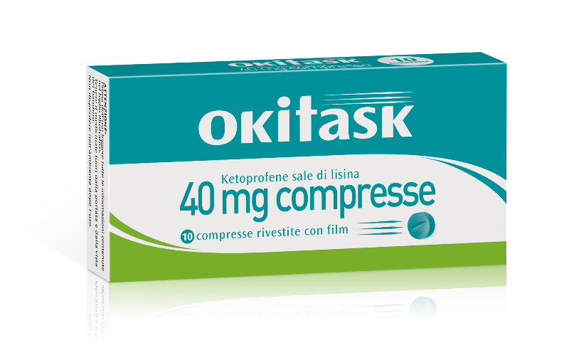 Okitask - 10 compresse rivestite - 40 mg