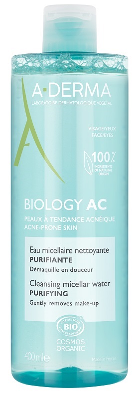 A-DERMA BIOLOGY Acqua Micellare Detergente 400mL