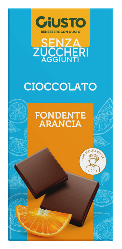 GIUSTO S/Z Cioccolato Arancia 85g