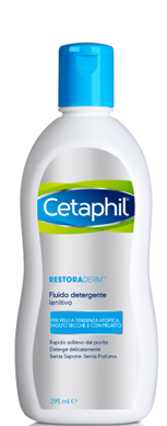 Cetaphil Restoraderm Fluido Detergente Lenitivo Pelle Atopica 295 ml