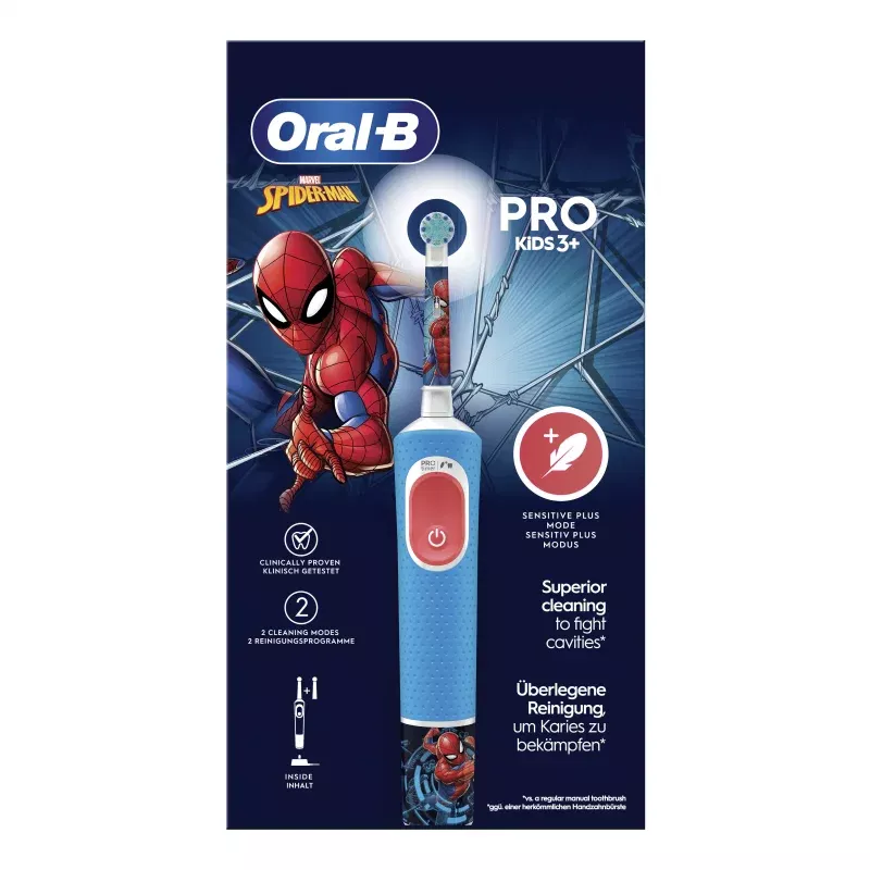 ORAL-B Spazzolino Elettrico Spiderman +1 testina 