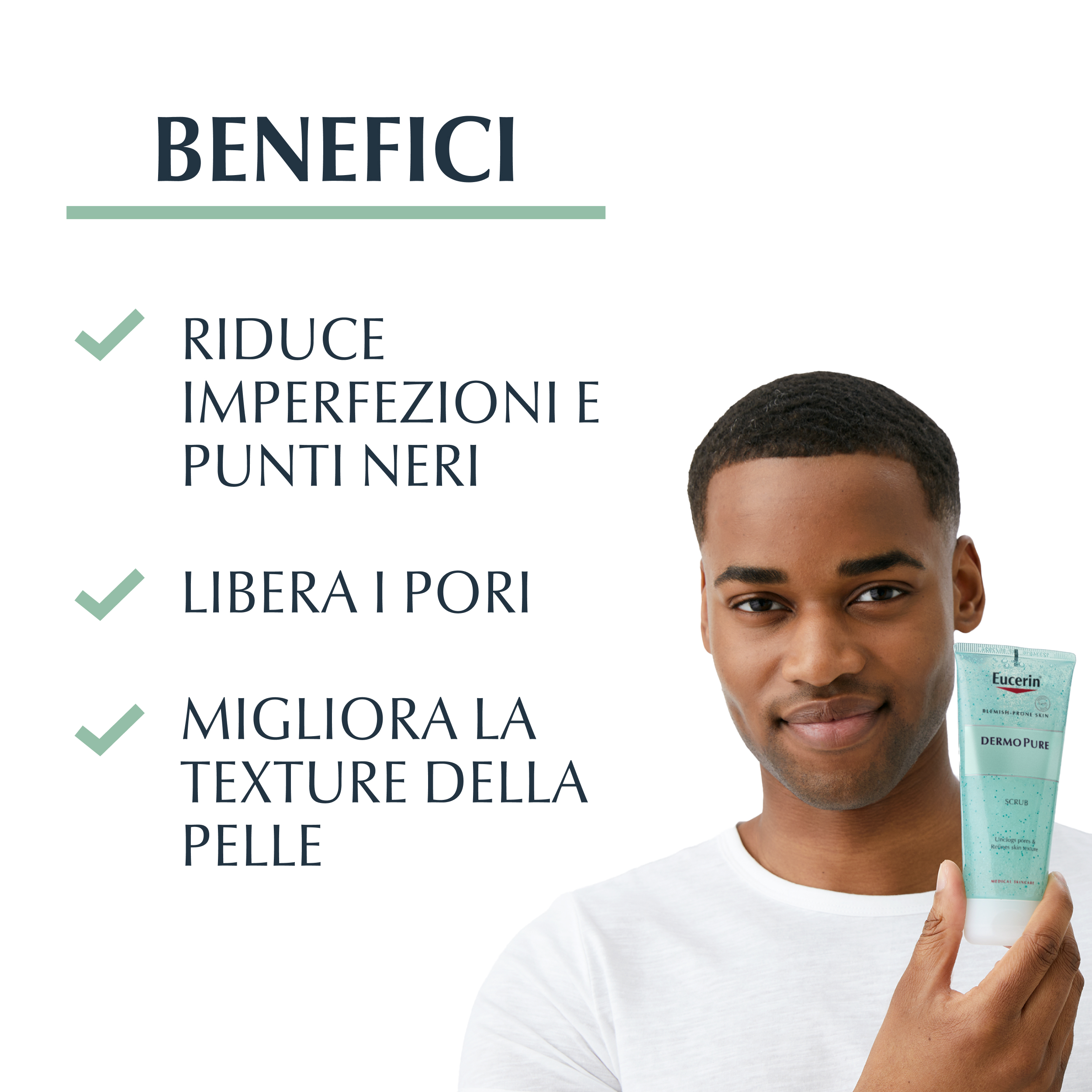 Eucerin DermoPurifyer Oil Control Scrub Detergente Levigante 100 ml