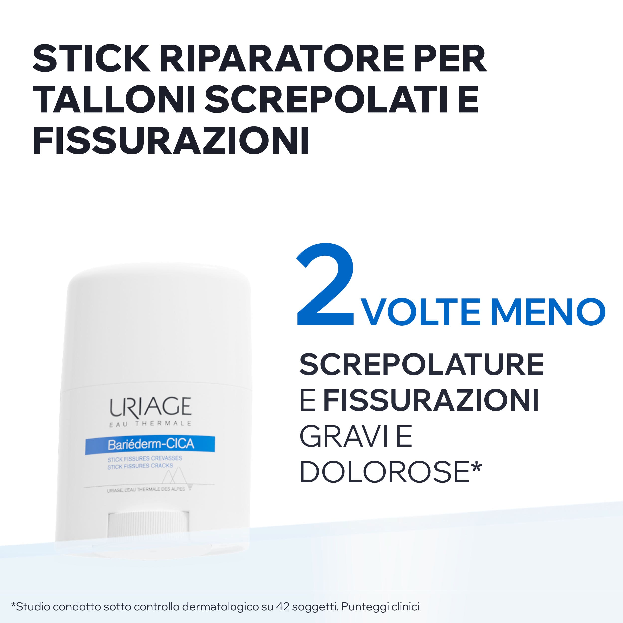 Uriage Bariéderm Stick Isolante Riparatore Pelle Secca e Screpolata 22 g