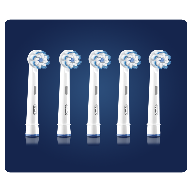 Oral-B Sensitive Clean Testine Di Ricambio, Confezione Da 5 Pezzi