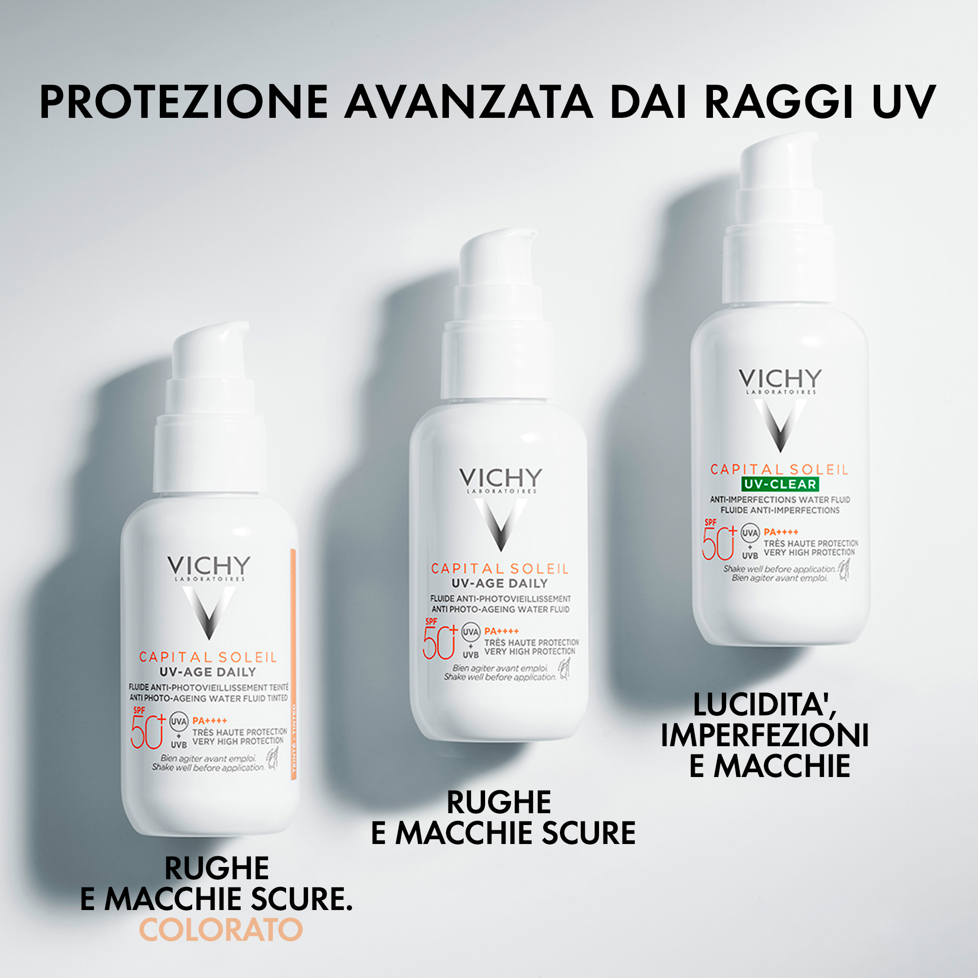Vichy Capital Soleil UV-Age Daily SPF50+ Fluido Anti Fotoinvecchiamento 40 ml