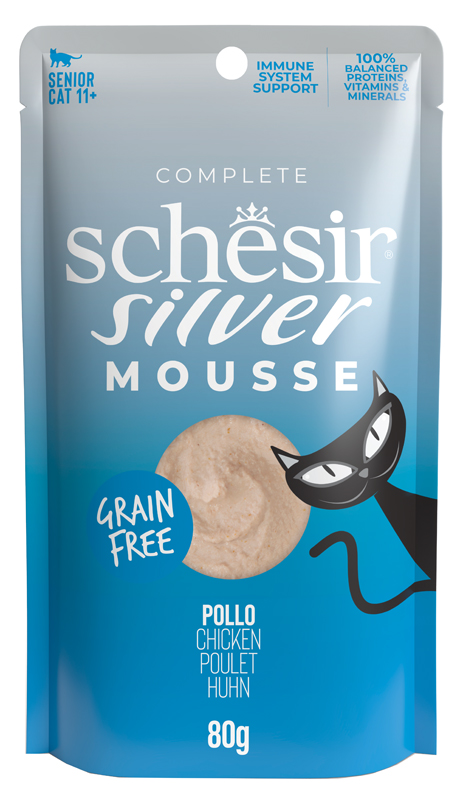 SCHESIR CAT SILV MOUSSE POLLO