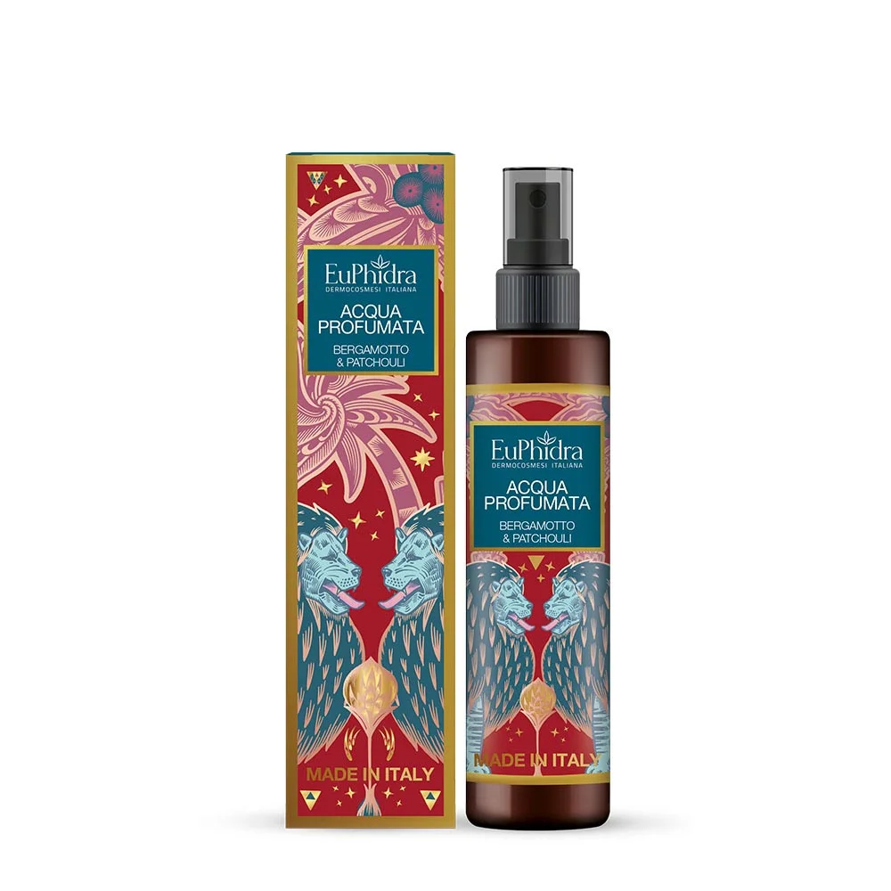Euphidra Linea Profumata - Acqua Profumata Bergamotto e Patchouli, 125ml