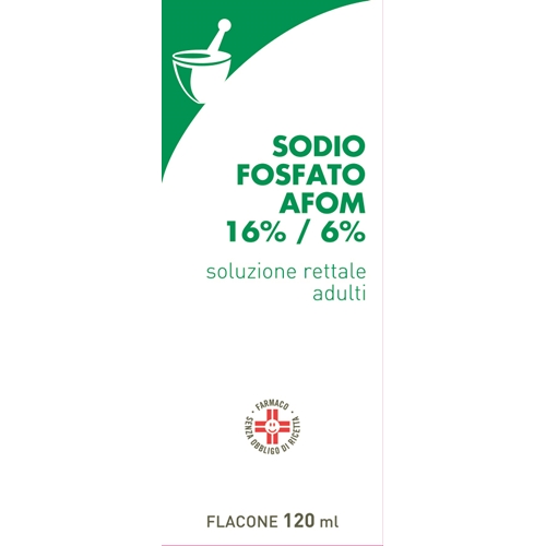Sodio Fosfato Afom 16%-6% Soluzione Rettale Adulti 120 ml