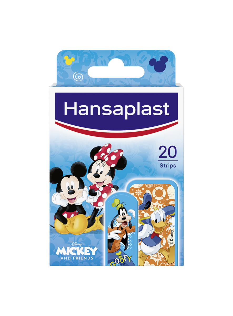 Hansaplast Cerotti Disney, Cerotti bambini impermeabili e delicati, 20 pezzi in 2 formati