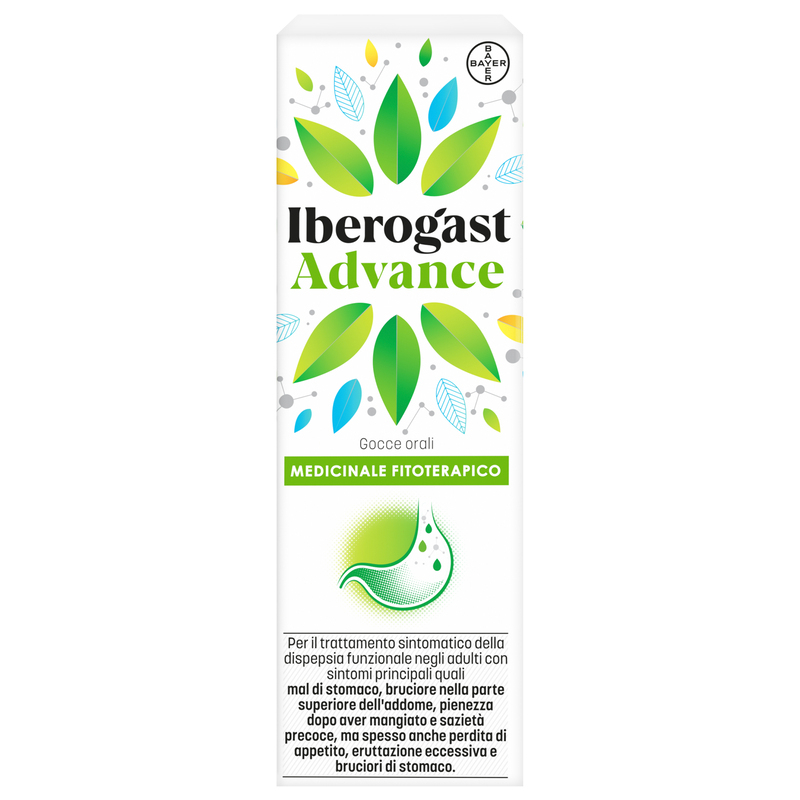 Iberogast Advance Medicinale Fitoterapico Per Il Trattamento Della Dispepsia Funzionale e Disturbi Gastrointestinali come Mal Di Stomaco, Gocce Orali, 100 ml