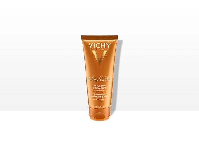 Vichy Capital Soleil Latte Idratante Auto-abbronzante per Viso e Corpo 100 ml