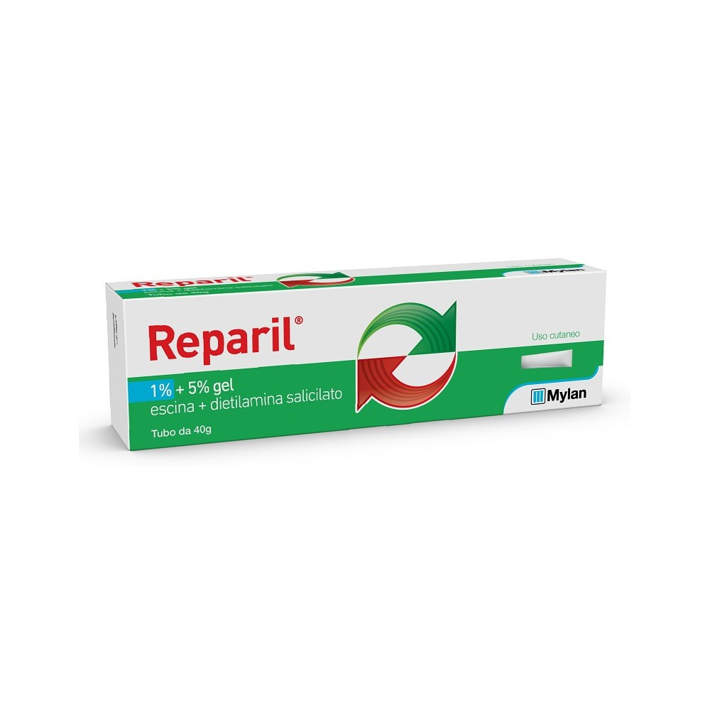 Reparil C.M. 1%+5% gel - Dolori articolari e muscolari - Tubo 40 g