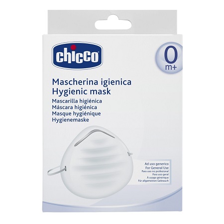 Chicco Safe Mascherine Igieniche Antipolvere 6 pezzi